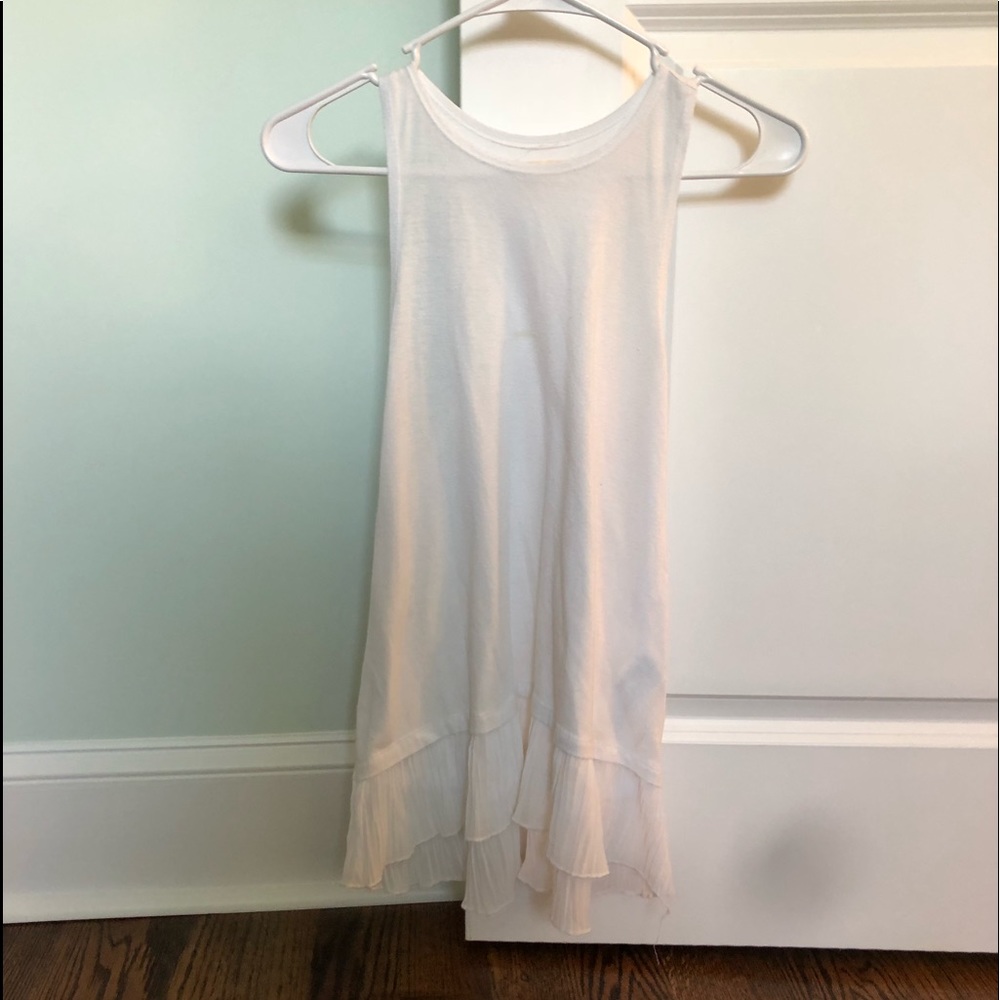 White tank top